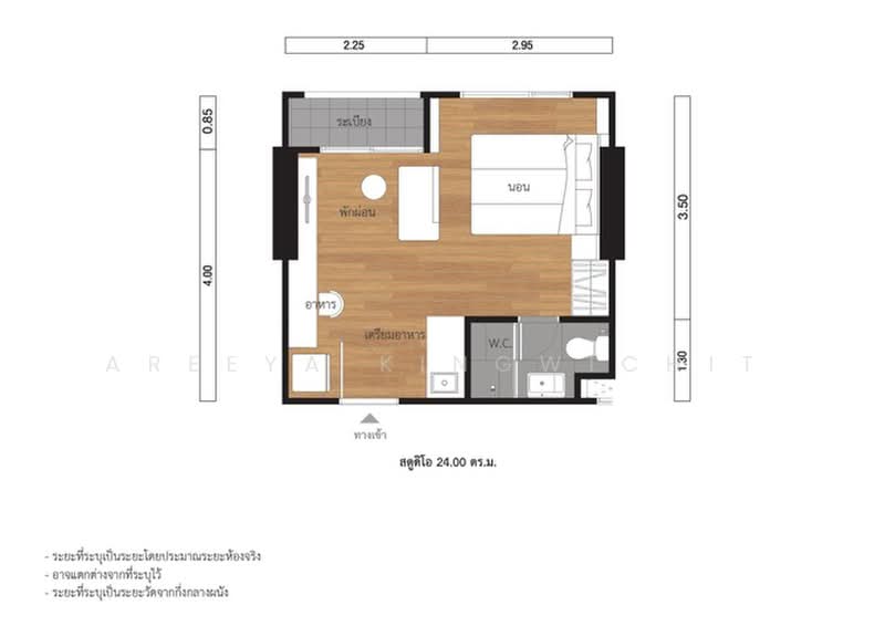Lumpini Park Phahon 32, Bangkok, Phahonyothin Road (Soi 32), Chan Kasem, Chatuchak, Bangkok, Studio, 24 sqm, Condo For Sale, by Areeya Kingwichit, 500351180 - DDproperty.com