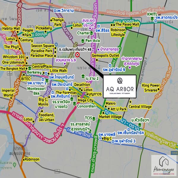 AQ ARBOR Suanluang Rama 9-Pattanakarn, Bangkok, Chaloem Phrakiat Rama 9 Road Soi 48, Dok Mai, Prawet, Bangkok, 3 Bedrooms, 240 sqm, Single Detached House For Sale, by AJHOMECENTER - คุณบู้, 500351355 - DDproperty.com