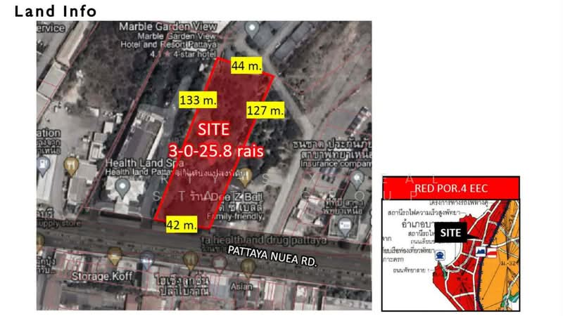 ขายที่ดิน ติดถนนพัทยาเหนือ, Chon Buri (Pattaya), Bang Lamung, Bang Lamung (Pattaya), Chon Buri (Pattaya), , 4,900 sqm, Retail Space For Sale, by Forty-Six Real Estate Group, 500351739 - DDproperty.com