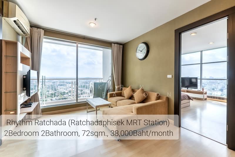 Rhythm Ratchada, Bangkok, 558 Ratchadaphisek Road, Samsen Nok, Huai Khwang, Bangkok, 2 Bedrooms, 72 sqm, Condo For Rent, by Nakarin  Sookpaiboon, 500352078 - DDproperty.com