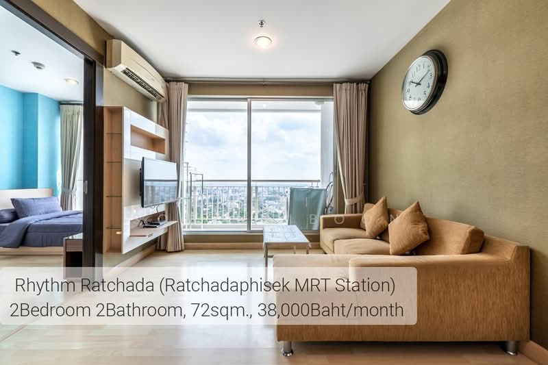 Rhythm Ratchada : ริธึ่ม รัชดา, กรุงเทพ, 558 ถนนรัชดาภิเษก, สามเสนนอก, ห้วยขวาง, กรุงเทพ, 72 ตร.ม., คอนโด ให้เช่า, โดย Nakarin  Sookpaiboon, 500352078 - DDproperty.com
