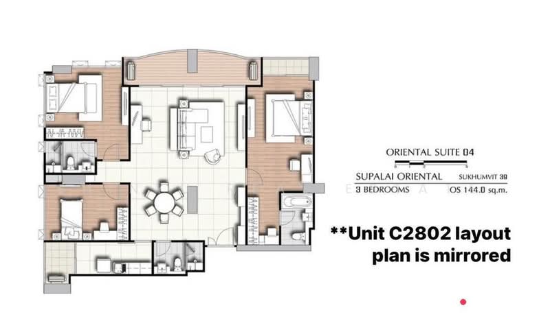 Supalai Oriental Sukhumvit 39, Bangkok, Soi Sukhumvit 39, Khlong Tan Nua, Watthana, Bangkok, 3 Bedrooms, 145 sqm, Condo For Sale, by Shinyu Real Estate, 500352254 - DDproperty.com