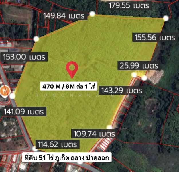 L118-HKT : Prime Phuket Investment Land | 51 Rai Freehold Parcel Near Yamu Pier & Ao Po Grand Marina, Phuket, Pa Khlok, Thalang, Phuket, , 81,600 sqm, Land For Sale, by Runchana Ball, 500353664 - DDproperty.com