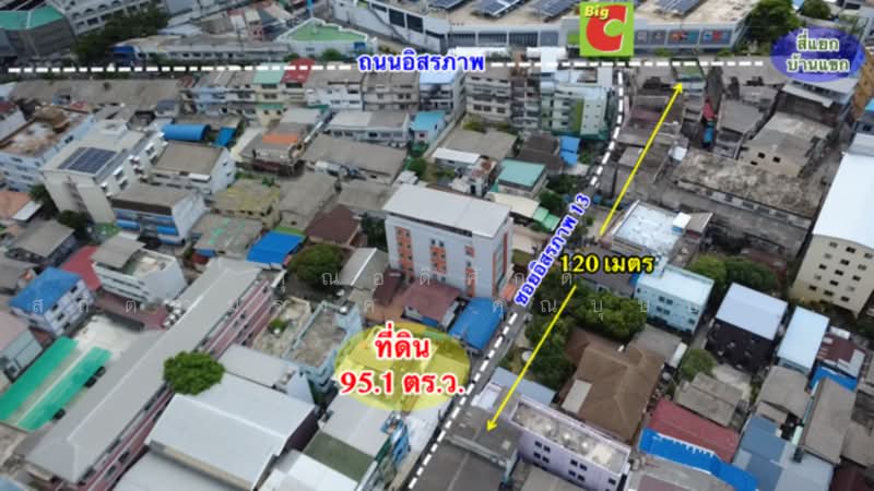 ที่ดินใกล้ MRT อิสรภาพ ถ.อิสรภาพ ซ.อิสรภาพ 13 แขวงหิรัญรูจี เขตธนบุรี จ.กรุงเทพมหานคร 10600, Bangkok, อิสรภาพ, Hi Runruche, Thon Buri, Bangkok, , 38,040 sqm, Land For Sale, by คุณอดิศักดิ์ สถิตธำมรงค์ คุณบุษบง บุญมีเจริญพันธ์, 500354893 - DDproperty.com