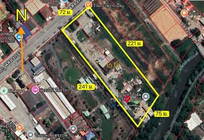 ขาย - ขายที่ดิน 10 ไร่ ถมแล้ว ติดถนนฉลองกรุง ราคาไร่ละ 20 ล้าน ต่อรองได้, กรุงเทพ