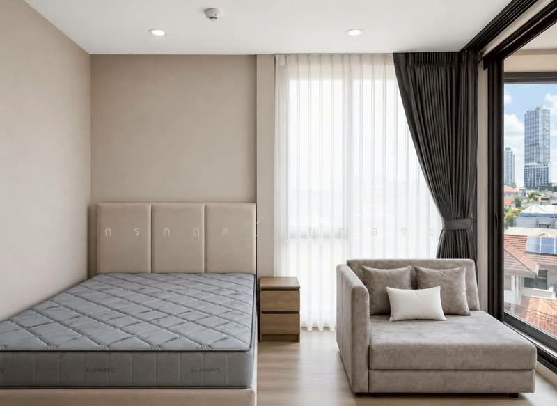 Lloyd Soonvijai-Thonglor, Bangkok, Soi Phetchaburi 47, Phetchaburi Road, Bang Kapi, Huai Khwang, Bangkok, 1 Bedroom, 28 sqm, Condo For Rent, by กรกฤตย์ บุญสระ, 500355742 - DDproperty.com