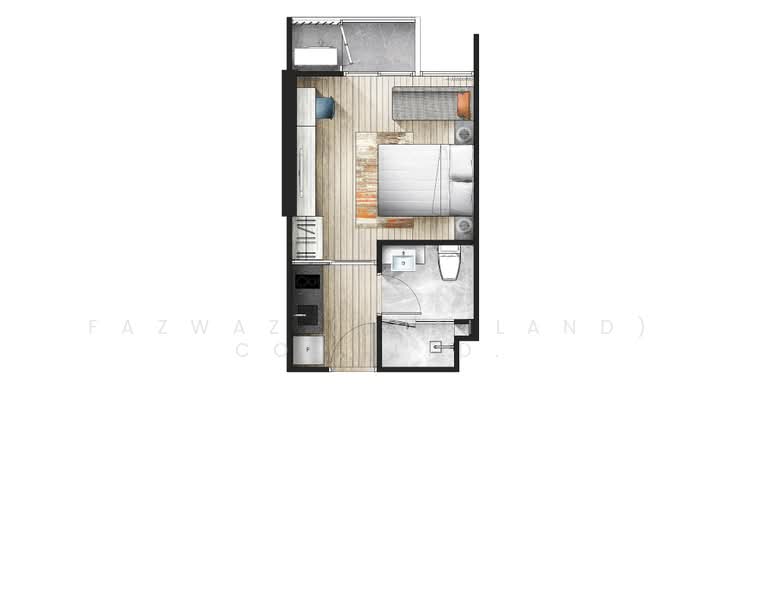 Dusit D2 Residences Hua Hin, Prachuap Khiri Khan, Petchkasem Road, Nong Kae, Hua Hin, Prachuap Khiri Khan, 1 Bedroom, 26 sqm, Condo For Sale, by Fazwaz (Thailand) Co., Ltd., 500355761 - DDproperty.com