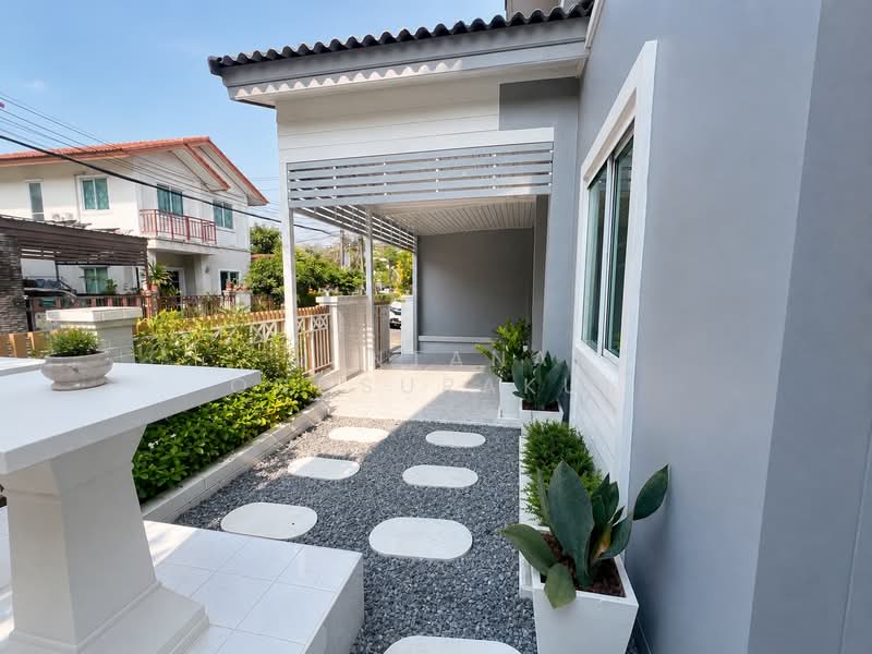 Baan Fah Piyarom Premier Park Phase 10, Pathum Thani, Bung Kham Proi, Lam Luk Ka, Pathum Thani, 3 Bedrooms, 128 sqm, Semi-Detached House (Twin House) For Sale, by Jintana Ongsurakul, 500355768 - DDproperty.com
