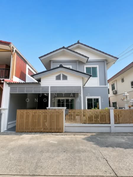 Baan Fah Piyarom Premier Park Phase 10, Pathum Thani, Bung Kham Proi, Lam Luk Ka, Pathum Thani, 3 Bedrooms, 128 sqm, Semi-Detached House (Twin House) For Sale, by Jintana Ongsurakul, 500355768 - DDproperty.com