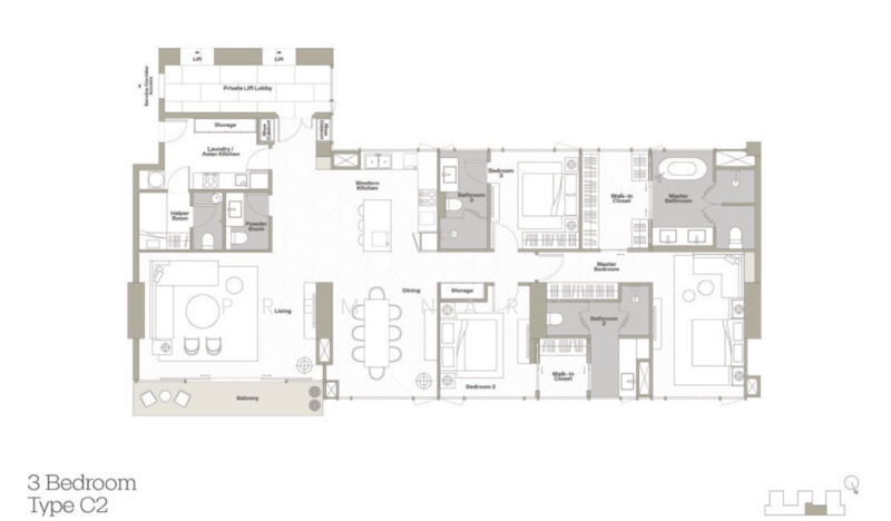 Dusit Central Park (Residences) : ดุสิต เซ็นทรัลพาร์ค, กรุงเทพ, 946 ถนนพระราม 4, สีลม, บางรัก, กรุงเทพ, 210 ตร.ม., คอนโด ขาย, โดย Prem Narula, 500356453 - DDproperty.com