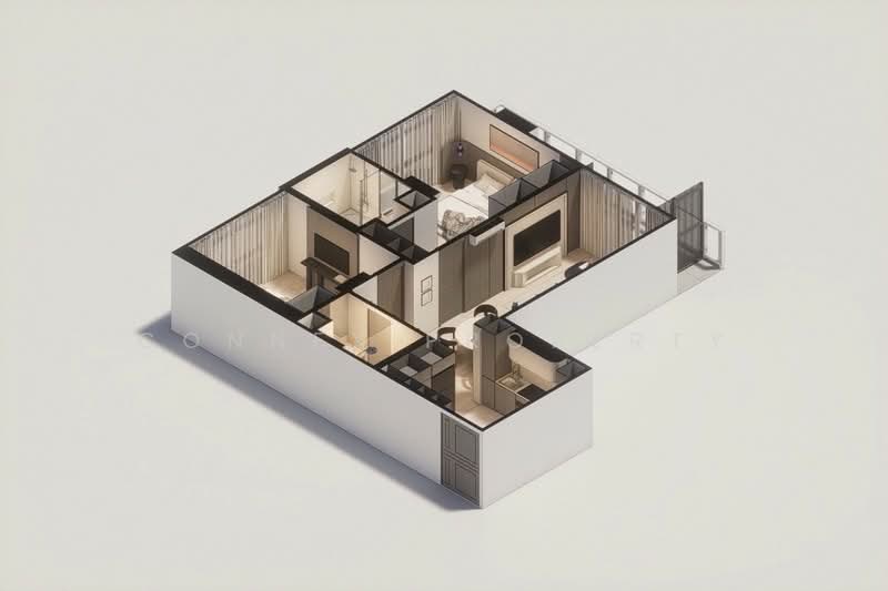 A Space ID Asok-Ratchada, Bangkok, 624 Asoke-Dindaeng Road, Din Daeng, Bangkok, 2 Bedrooms, 69 sqm, Condo For Sale, by Connex Property, 500357687 - DDproperty.com