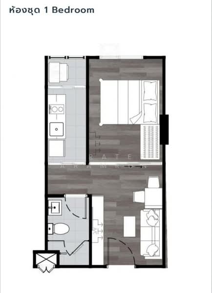 B Loft Sukhumvit 107, Samut Prakan, Soi Bearing 1, Samrong Nua, Muang Samut Prakarn, Samut Prakan, 1 Bedroom, 28 sqm, Condo For Rent, by Wiratee Aramrun, 500358373 - DDproperty.com