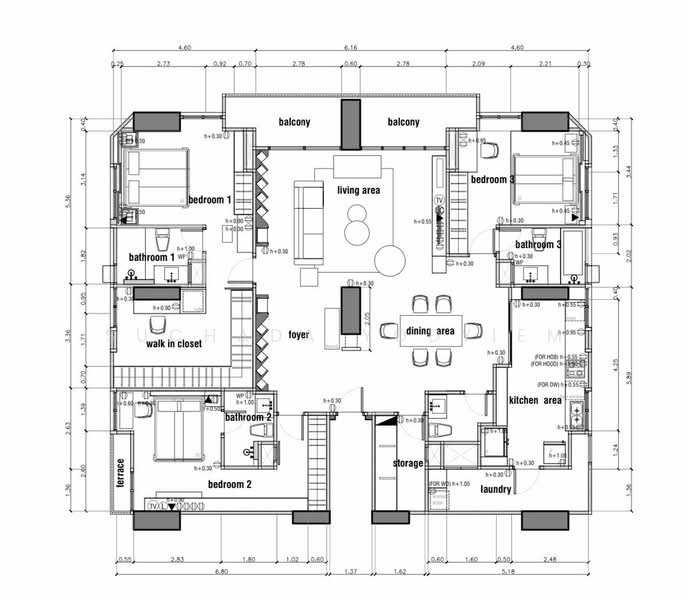 Grand Diamond Pratunam, Bangkok, 473 Petchburi Road, Thanon Phetchaburi, Ratchathewi, Bangkok, 3 Bedrooms, 181 sqm, Condo For Sale, by Suchada Yodyiem, 500359817 - DDproperty.com