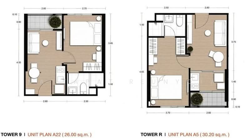 Nue District R9, Bangkok, 59 Rama 9 Road, Huai Khwang, Bangkok, 1 Bedroom, 26 sqm, Condo For Sale, by Nattapat Reunyota, 500359826 - DDproperty.com