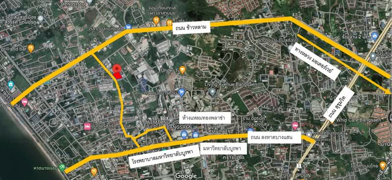 ขายที่ดินชลบุรี บางแสน ถนนข้าวหลาม 1-3-82 ไร่ ผังสีส้ม สร้างได้ 8 ชั้น, Chon Buri (Pattaya), ข้าวหลาม, Saen Suk, Muang Chon Buri, Chon Buri (Pattaya), , 3,128 sqm, Land For Sale, by อิทธิพัทธ์ เจริญกัณฑ์, 500360795 - DDproperty.com
