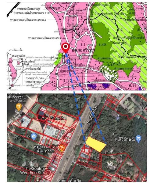ขายที่ดิน ศรีราชา ติดถนนสุขุมวิท 1-1-81 ไร่, Chon Buri (Pattaya), Bang Phra, Si Racha, Chon Buri (Pattaya), , 2,324 sqm, Land For Sale, by Itipat Charoenkan, 500360908 - DDproperty.com