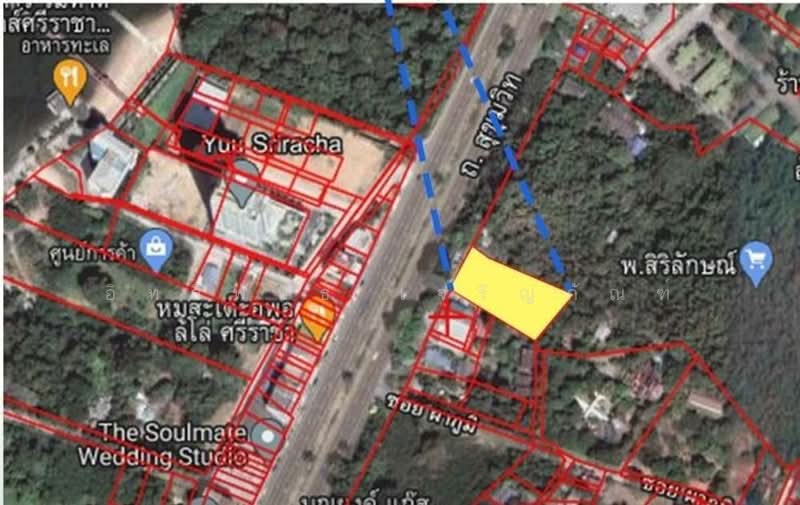 ขายที่ดินชลบุรี ศรีราชา ติดถนนสุขุมวิท 1-1-81 ไร่, Chon Buri (Pattaya), Bang Phra, Si Racha, Chon Buri (Pattaya), , 2,324 sqm, Land For Sale, by อิทธิพัทธ์ เจริญกัณฑ์, 500360908 - DDproperty.com