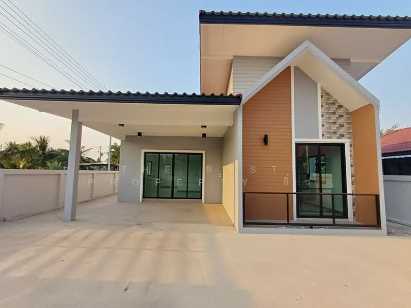บ้านเดี่ยวลาดใหญ่ สมุทรสงคราม, Samut Songkhram, Lat Yai, Muang Samut Songkhram, Samut Songkhram, 3 Bedrooms, 100 sqm, Single Detached House For Sale, by The Best Property อิ๋ว, 500360955 - DDproperty.com
