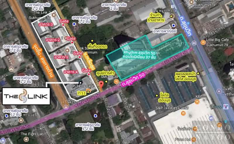 The Link Sukhumvit 50, Bangkok, Soi Sukhumvit 50, Sukhumvit Road, Phra Kanong, Khlong Toei, Bangkok, 3 Bedrooms, 72 sqm, Condo For Sale, by Shinyu Real Estate, 500362007 - DDproperty.com