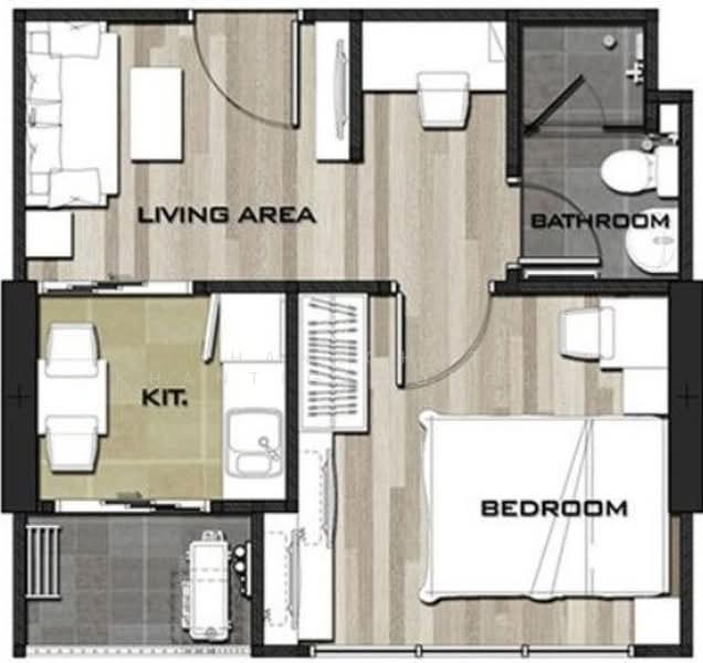Metro Sky Bang Son Interchange (Prachachuen), Bangkok, 769 Pracha Chuen Road, Wong Sawang, Bang Sue, Bangkok, 1 Bedroom, 25 sqm, Condo For Sale, by Thanachot Khantigamongun, 500362560 - DDproperty.com