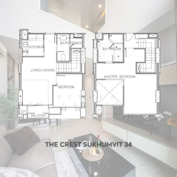 The Crest Sukhumvit 34, Bangkok, 778 Sukhumvit Road, Khong Tan, Khlong Toei, Bangkok, 2 Bedrooms, 98 sqm, Condo For Sale, by Pemika Aukkaraleekul, 500362981 - DDproperty.com