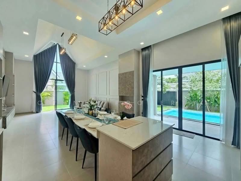 One - storey pool villa, 100 square wa, Soi Pornprapha Nimit 27, Bang Lamung, Chon Buri (Pattaya), , Nong Pru, Bang Lamung (Pattaya), Chon Buri (Pattaya), 3 Bedrooms, 197 sqm, Single Detached House For Sale, by Connex Property, 500363563 - DDproperty.com