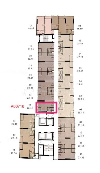 Chapter One Shine Bangpo, Bangkok, Pracharat Sai 1 Rd., Bang Sue, Bangkok, Studio, 22 sqm, Condo For Sale, by Rungkan Wijitjun, 500364082 - DDproperty.com
