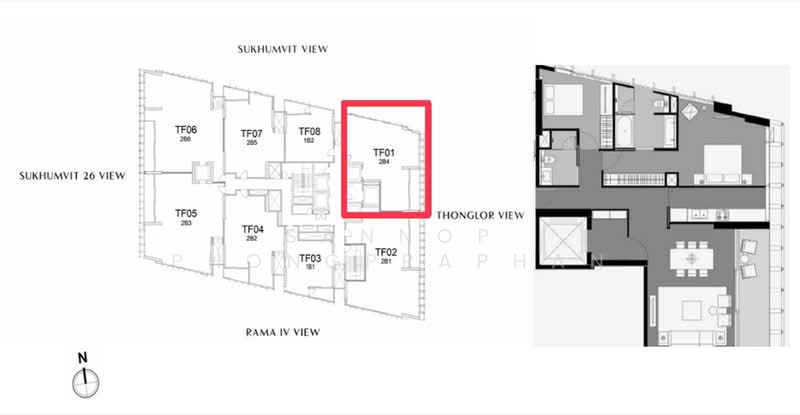 The Estelle Phrom Phong, Bangkok, 131 Soi Sukhumvit 26, Khong Tan, Khlong Toei, Bangkok, 2 Bedrooms, 102 sqm, Condo For Sale, by Sannop Phongpraphan, 500364527 - DDproperty.com