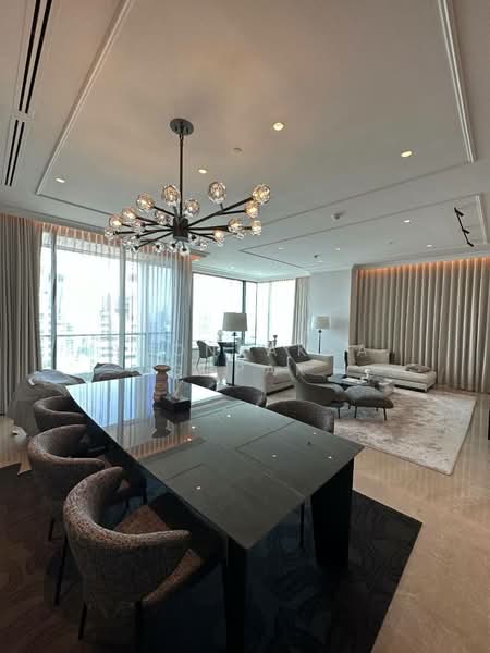 The Residences at Sindhorn Kempinski, Bangkok, 88 Soi Tonson Sarasin Road, Lumphini, Pathum Wan, Bangkok, 3 Bedrooms, 216 sqm, Condo For Rent, by Boonraksa Sopak, 500364745 - DDproperty.com
