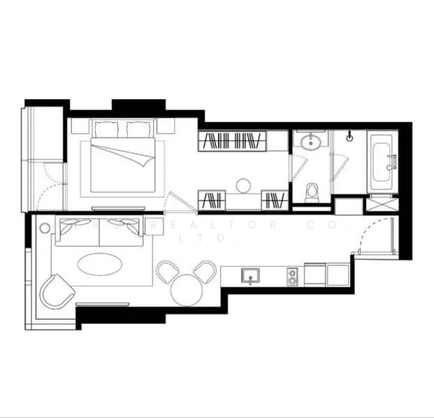La Clef Bangkok by The Crest Collection, Bangkok, Phra Kanong, Khlong Toei, Bangkok, 1 Bedroom, 52 sqm, Apartment For Rent, by Hero Realtor Co., Ltd., 500365222 - DDproperty.com