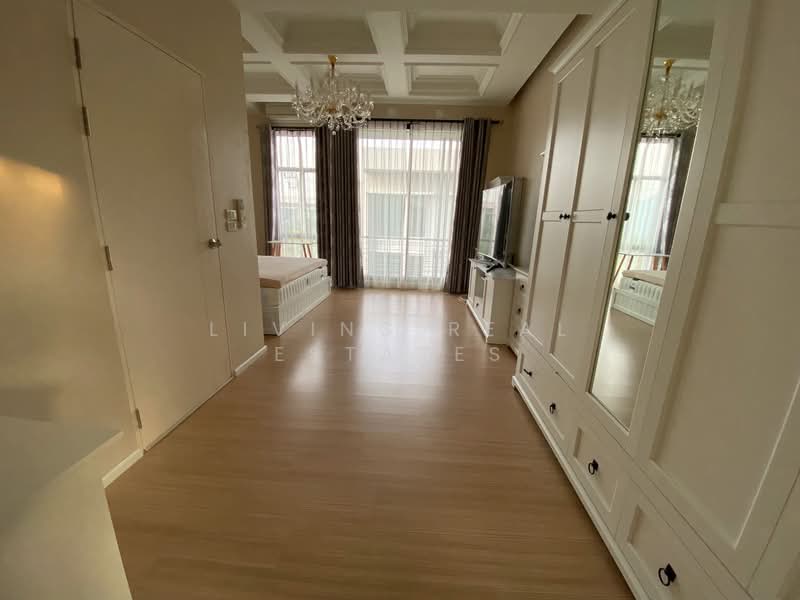 Baan Klang Muang Rattanathibet, Nonthaburi, Soi Liang Mueang Nonthaburi 10, Bang Kra So, Muang Nonthaburi, Nonthaburi, 3 Bedrooms, 149 sqm, Townhouse For Rent, by Living Real Estates, 500365798 - DDproperty.com