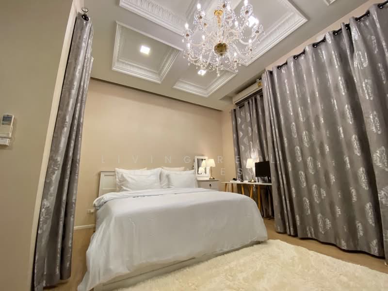 Baan Klang Muang Rattanathibet, Nonthaburi, Soi Liang Mueang Nonthaburi 10, Bang Kra So, Muang Nonthaburi, Nonthaburi, 3 Bedrooms, 149 sqm, Townhouse For Rent, by Living Real Estates, 500365798 - DDproperty.com