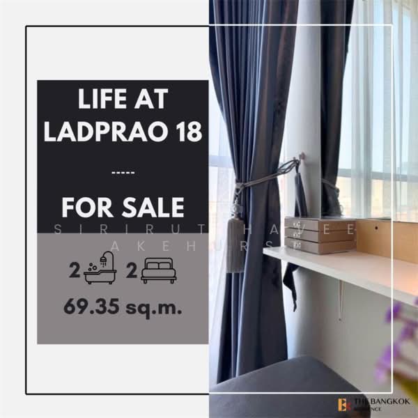 Life Ladprao, Bangkok, 992 Ladprao Road, Jom Phon, Chatuchak, Bangkok, 2 Bedrooms, 69 sqm, Condo For Sale, by Sirirut Havee Akehurst, 500366144 - DDproperty.com