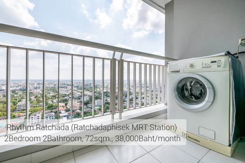 Rhythm Ratchada, Bangkok, 558 Ratchadaphisek Road, Samsen Nok, Huai Khwang, Bangkok, 2 Bedrooms, 72 sqm, Condo For Rent, by Boonraksa Sopak, 500366613 - DDproperty.com