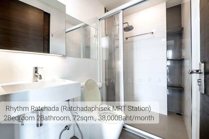 Rhythm Ratchada, Bangkok, 558 Ratchadaphisek Road, Samsen Nok, Huai Khwang, Bangkok, 2 Bedrooms, 72 sqm, Condo For Rent, by Boonraksa Sopak, 500366613 - DDproperty.com