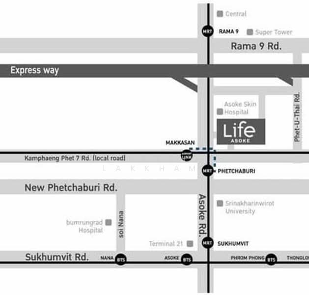 Life Asoke : ไลฟ์ อโศก, กรุงเทพ, ถนนอโศก-ดินแดง แขวงบางกะปิ เขตห้วยขวาง กทม., บางกะปิ, ห้วยขวาง, กรุงเทพ, 30 ตร.ม., คอนโด ให้เช่า, โดย Chirattiya Lakkham, 500367403 - DDproperty.com