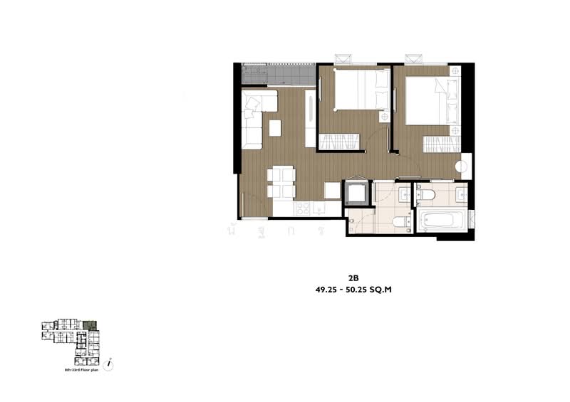 The Privacy Taopoon Interchange, Bangkok, Soi Bangkok-Nonthaburi 16, Bangkok-Nonthaburi Road, Bang Sue, Bang Sue, Bangkok, 2 Bedrooms, 50 sqm, Condo For Sale, by นัฐกร, 500367724 - DDproperty.com