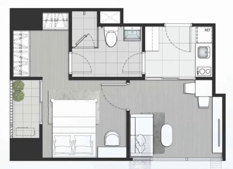 Knightsbridge Prime Ratchayothin, Bangkok, 22 Phahon Yothin, Chatuchak, Bangkok, 1 Bedroom, 34 sqm, Condo For Sale, by TopLands of Thailand, 500368555 - DDproperty.com