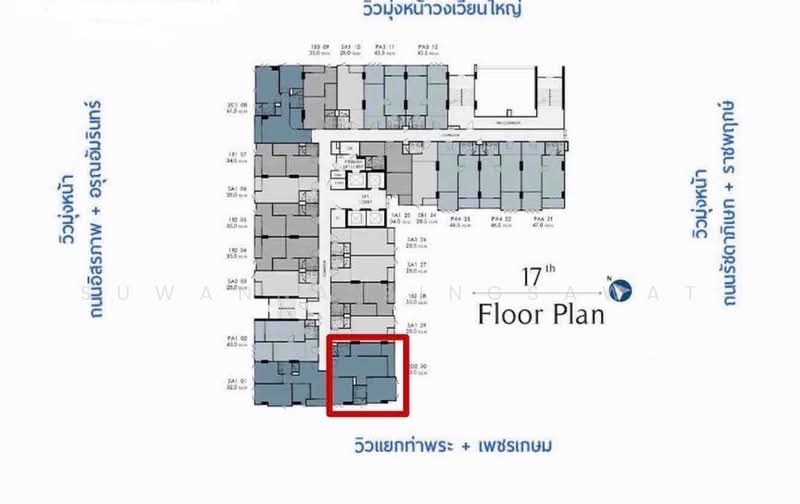 Supalai Lite Thaphra-Wongwian Yai : ศุภาลัย ไลท์ ท่าพระ-วงเวียนใหญ่, กรุงเทพ, 39 ถ.เพชรเกษม, วัดท่าพระ, บางกอกใหญ่, กรุงเทพ, 63 ตร.ม., คอนโด ขาย, โดย Suwanna Singsawat, 500368641 - DDproperty.com