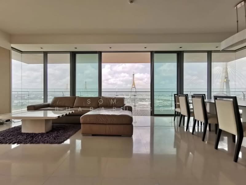 The Pano Rama 3, Bangkok, 890 Rama 3 Road, Bang Pong Pang, Yan Nawa, Bangkok, 3 Bedrooms, 223 sqm, Condo For Rent, by Sompob Buaparungsri, 500369153 - DDproperty.com