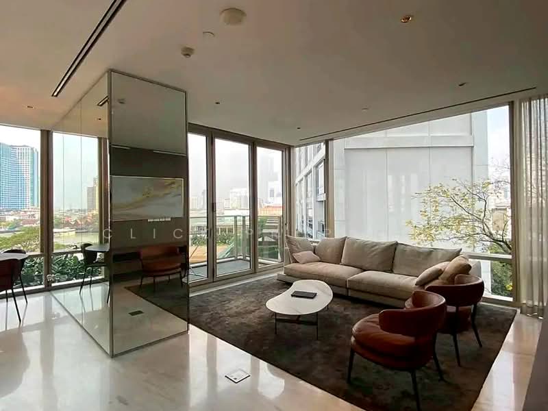 Four Seasons Private Residences : โฟร์ ซีซั่นส์ ไพรเวท เรสสิเด้นซ์, กรุงเทพ, 300 ถนนเจริญกรุง, ยานนาวา, สาทร, กรุงเทพ, 120 ตร.ม., คอนโด ให้เช่า, โดย Click Property, 500369291 - DDproperty.com
