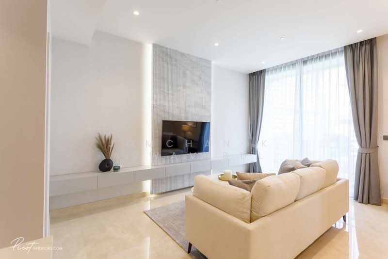 Muniq Langsuan, Bangkok, Soi Tonson, Lumphini, Pathum Wan, Bangkok, 2 Bedrooms, 86 sqm, Condo For Rent, by Jomchanok Aswavibul, 500369905 - DDproperty.com