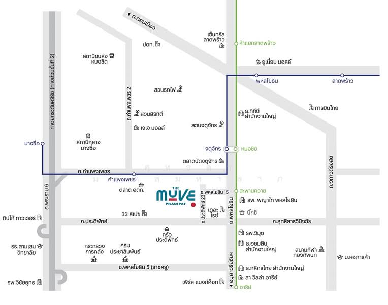 The Muve Pradipat, Bangkok, 9 Soi Pradipat 23, Samsen Nai, Phaya Thai, Bangkok, 1 Bedroom, 25 sqm, Condo For Rent, by ศุทธดา มงคลมหาลาภ, 500369923 - DDproperty.com