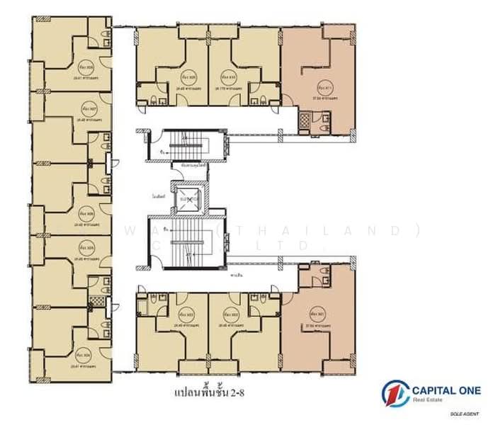 Plus 67, Bangkok, Soi Sukhumvit 67, Phra Kanong Nua, Watthana, Bangkok, Studio, 33 sqm, Condo For Sale, by Fazwaz (Thailand) Co., Ltd., 500370531 - DDproperty.com