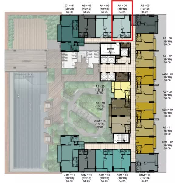 C Ekkamai, Bangkok, 888 Soi Sukhumvit 63, Sukhumvit Road, Khlong Tan Nua, Watthana, Bangkok, 1 Bedroom, 35 sqm, Condo For Sale, by Fazwaz (Thailand) Co., Ltd., 500370553 - DDproperty.com