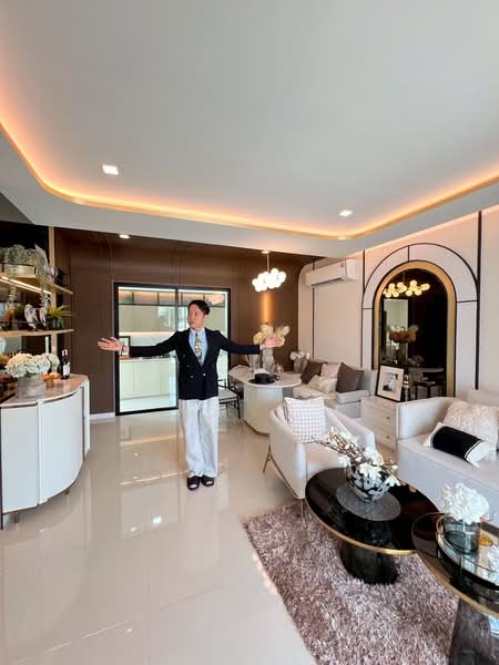 Pruksaville Krungthepkreetha-Wongwaen : พฤกษาวิลล์ กรุงเทพกรีฑา-วงแหวนฯ ทับช้าง, กรุงเทพ, Kanchanaphisek Rd, Thap Chang, Saphan Sung, Bangkok, สะพานสูง, กรุงเทพ, 116 ตร.ม., ทาวน์เฮ้าส์ ขาย, โดย มีน, 500371073 - DDproperty.com