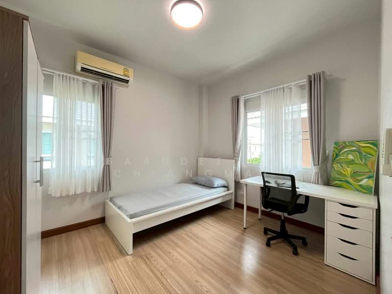 A house for rent near Kad Farang, Chiang Mai Rental Price: 31,000 THB /month Property ID: No.14H1096, Chiang Mai, San Phak Wan, Hang Dong, Chiang Mai, 3 Bedrooms, 150 sqm, Single Detached House For Rent, by Baandeedee Chiangmai, 500371280 - DDproperty.com