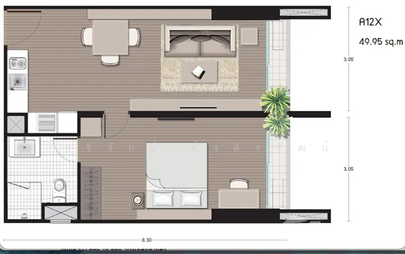 Noble Revo Silom, Bangkok, 88 Soi Surasak Surasak Road, Silom, Bang Rak, Bangkok, 1 Bedroom, 50 sqm, Condo For Sale, by หริรักษ์ ตั้งติรวัฒน์, 500371603 - DDproperty.com