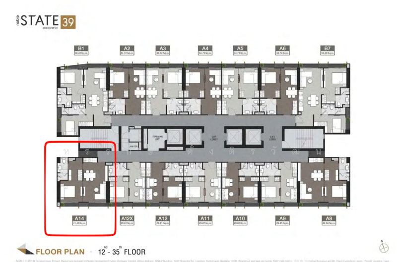 Noble State 39, Bangkok, 35 Soi Sukhumvit 39, Khlong Tan Nua, Watthana, Bangkok, 1 Bedroom, 42 sqm, Condo For Sale, by หริรักษ์ ตั้งติรวัฒน์, 500371624 - DDproperty.com