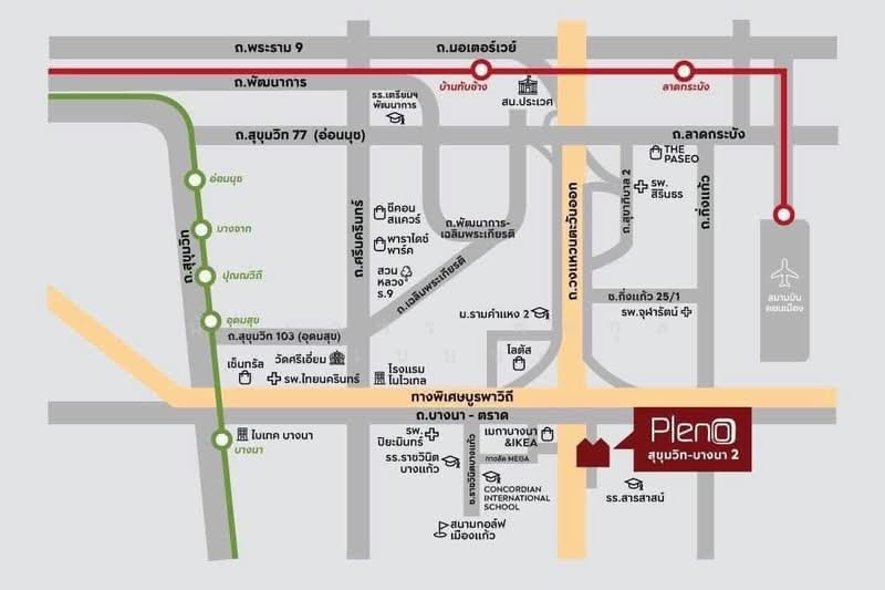 Pleno Sukhumvit-Bangna 2 : พลีโน่ สุขุมวิท-บางนา 2, สมุทรปราการ, ถนนบางนา-ตราด, บางแก้ว, บางพลี, สมุทรปราการ, 106 ตร.ม., ทาวน์เฮ้าส์ ให้เช่า, โดย นัทยาพร พึ่มกุล (เบนซ์), 500372138 - DDproperty.com